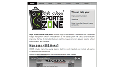 Desktop Screenshot of highschoolsportszone.ca